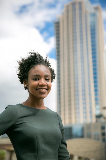 Taylor Pinckney attended the 2012 Democratic National Convention in Charlotte.