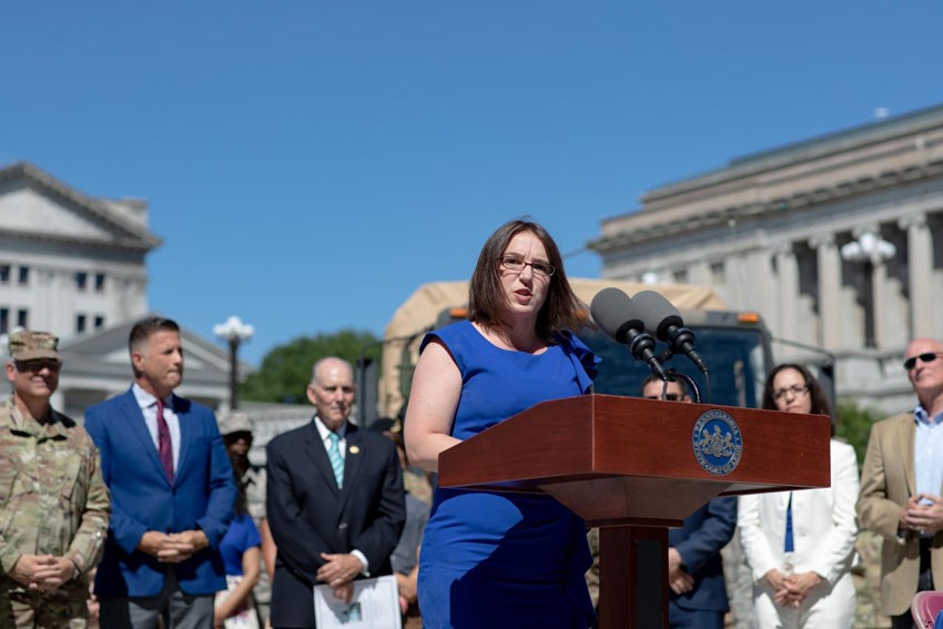 Pennsylvania Military Family Education Program (PA GI Bill) Signing Ceremony, July 1, 2019. Senator Williams was a prime co-sponsor of this bill.