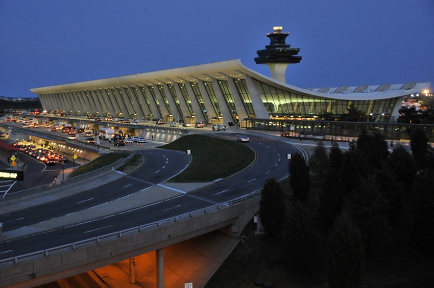 Washington Dulles International Airport services most international flights coming to D.C. Washington Dulles International Airport