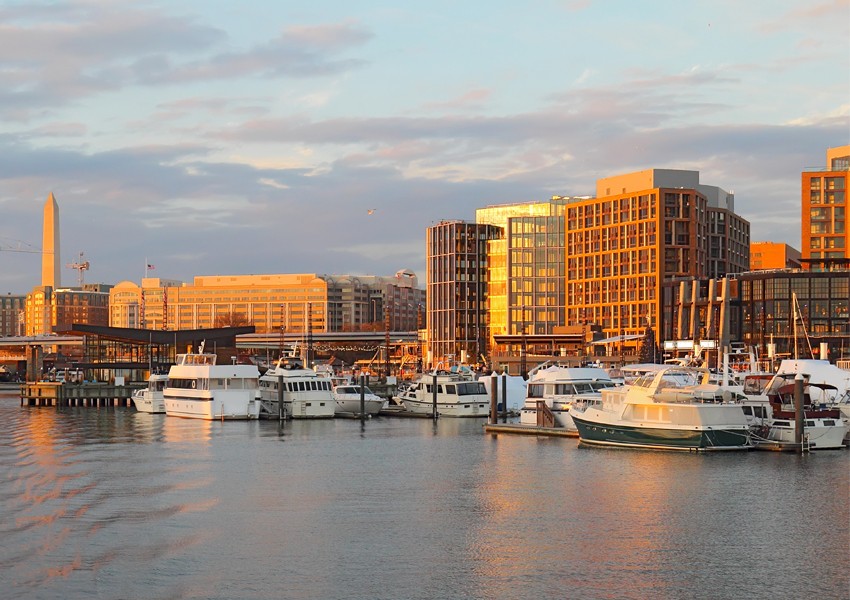 The Wharf is the perfect place to do some brunching or walking with waterfront views. The Wharf in Washington, D.C.
