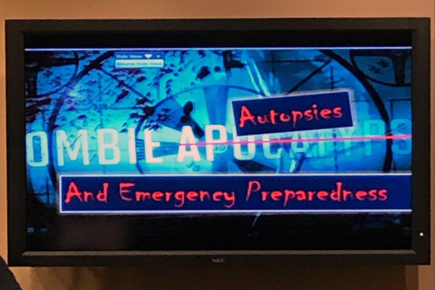 Zombie Apocalypse Autopsies and Emergency Preparedness